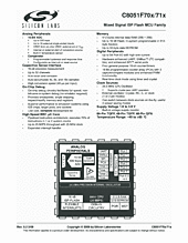 DataSheet C8051F700 pdf